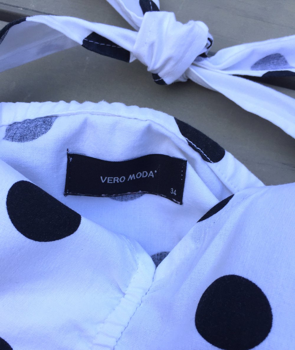 VERO MODA Rockabilly NECKHOLDER KLEID Gr. 34