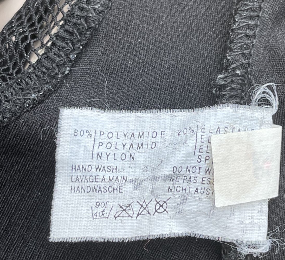 SCUBIDU Vintage BADEANZUG mit MESH Dekolleté