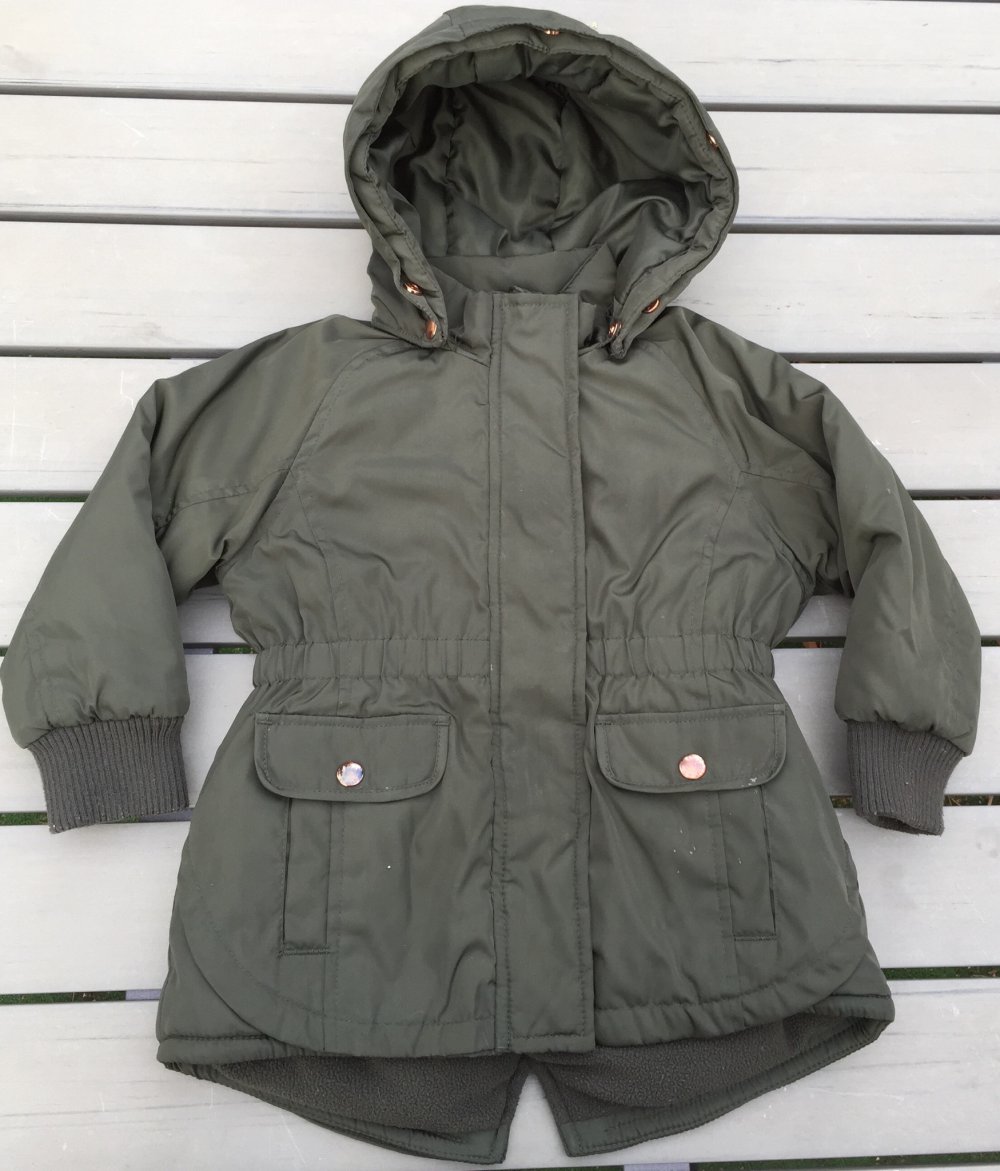 NAME IT Winterjacke PARKA khaki MARISKA Gr. 92