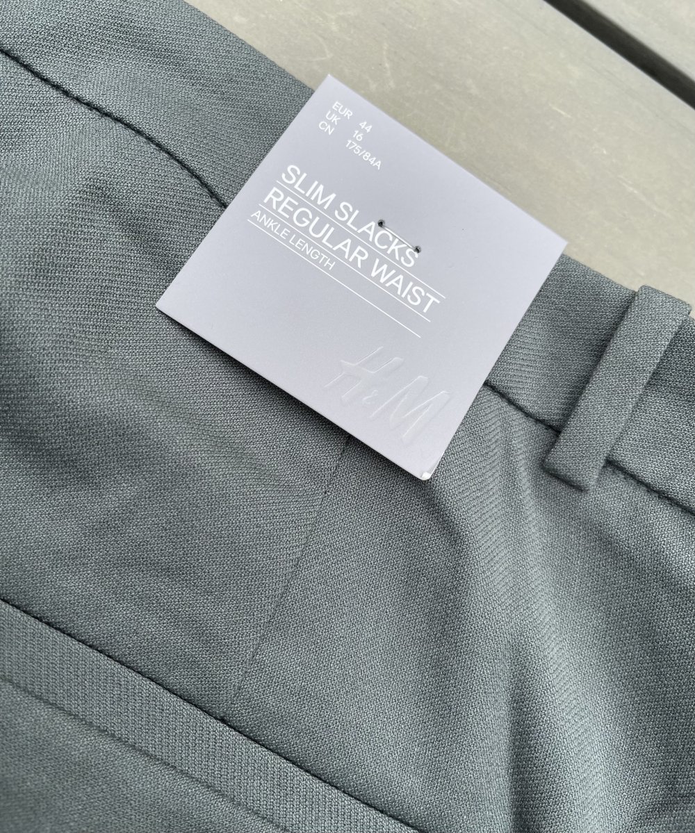 H&M Slim Slacks HOSE Business SALBEI Gr. 44