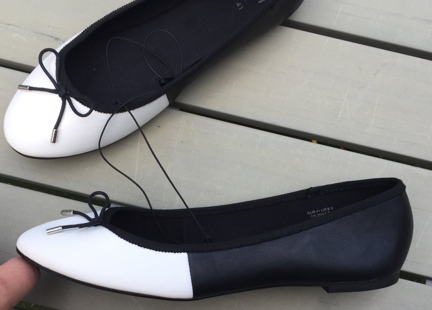 NEU: H&M Two Tones BALLERINAS Gr. 41