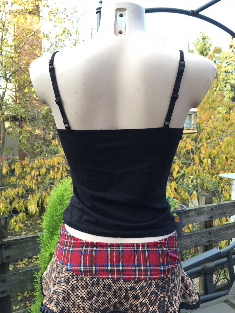 PUSSY DELUXE Rockabilly Top CORSAGE OPTIK