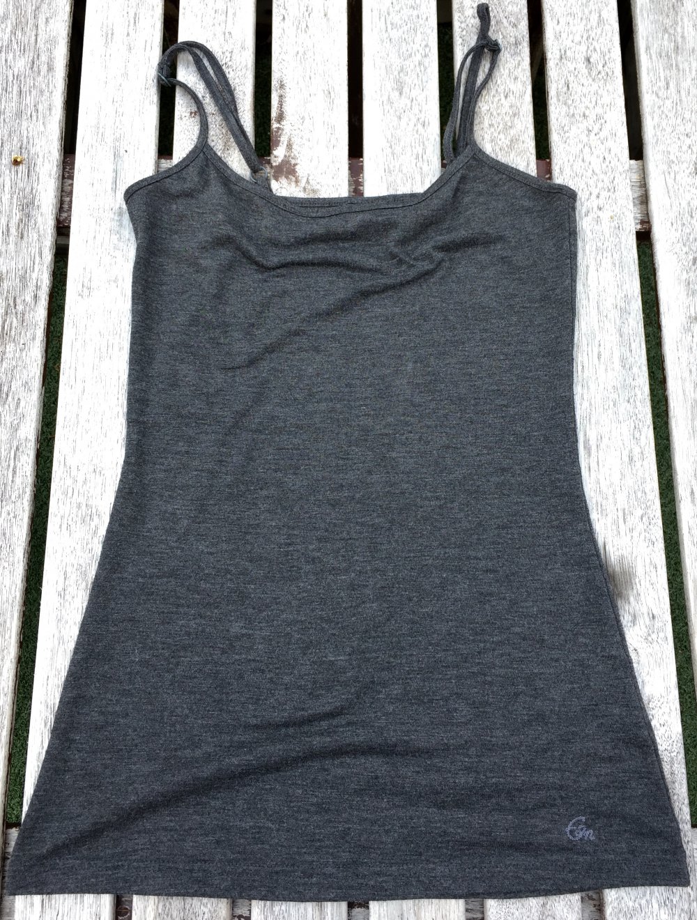 EIGHT2NINE Spaghettitop TOP dunkelgrau Gr. XS