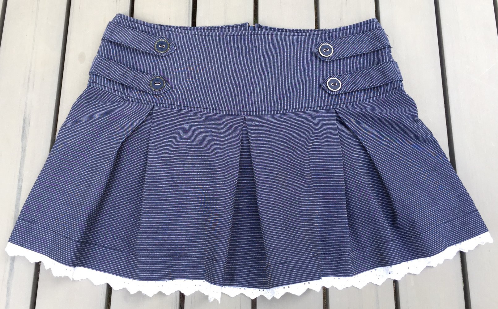 ORSAY VOLANTS Minirock mit Rüsche Gr. 38