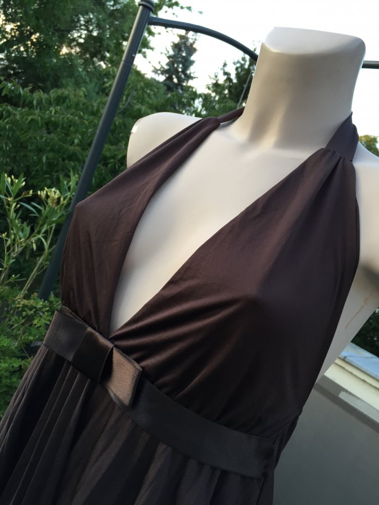 Neckholder Plissé Top Babydoll