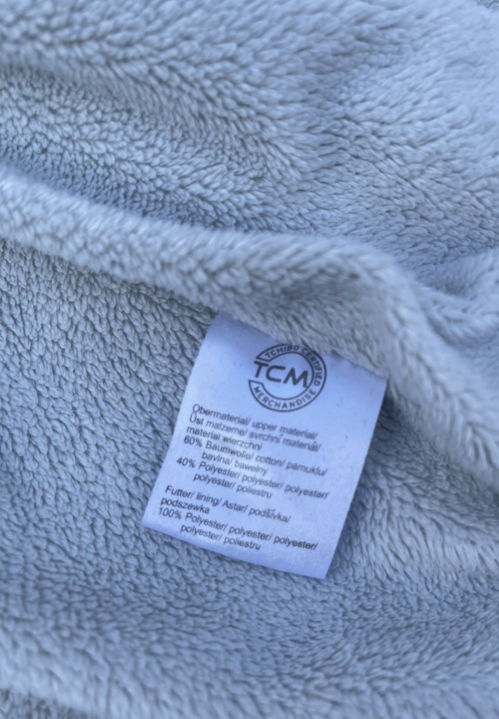 TCM Vintage SWEATJACKE mit Kapuze TEDDY Futter Gr. 40