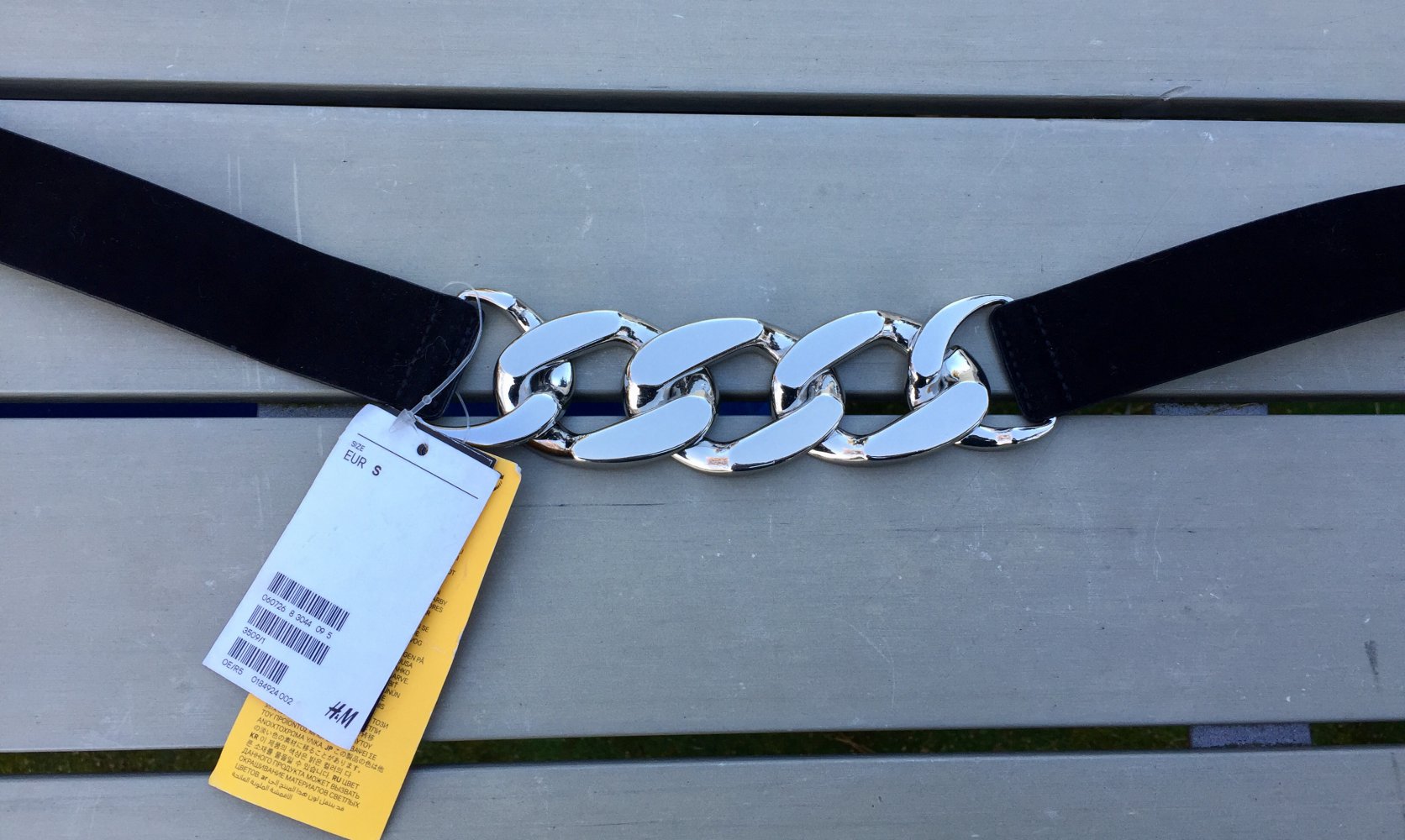 NEU: H&M Gürtel Kettenglieder / Gummi