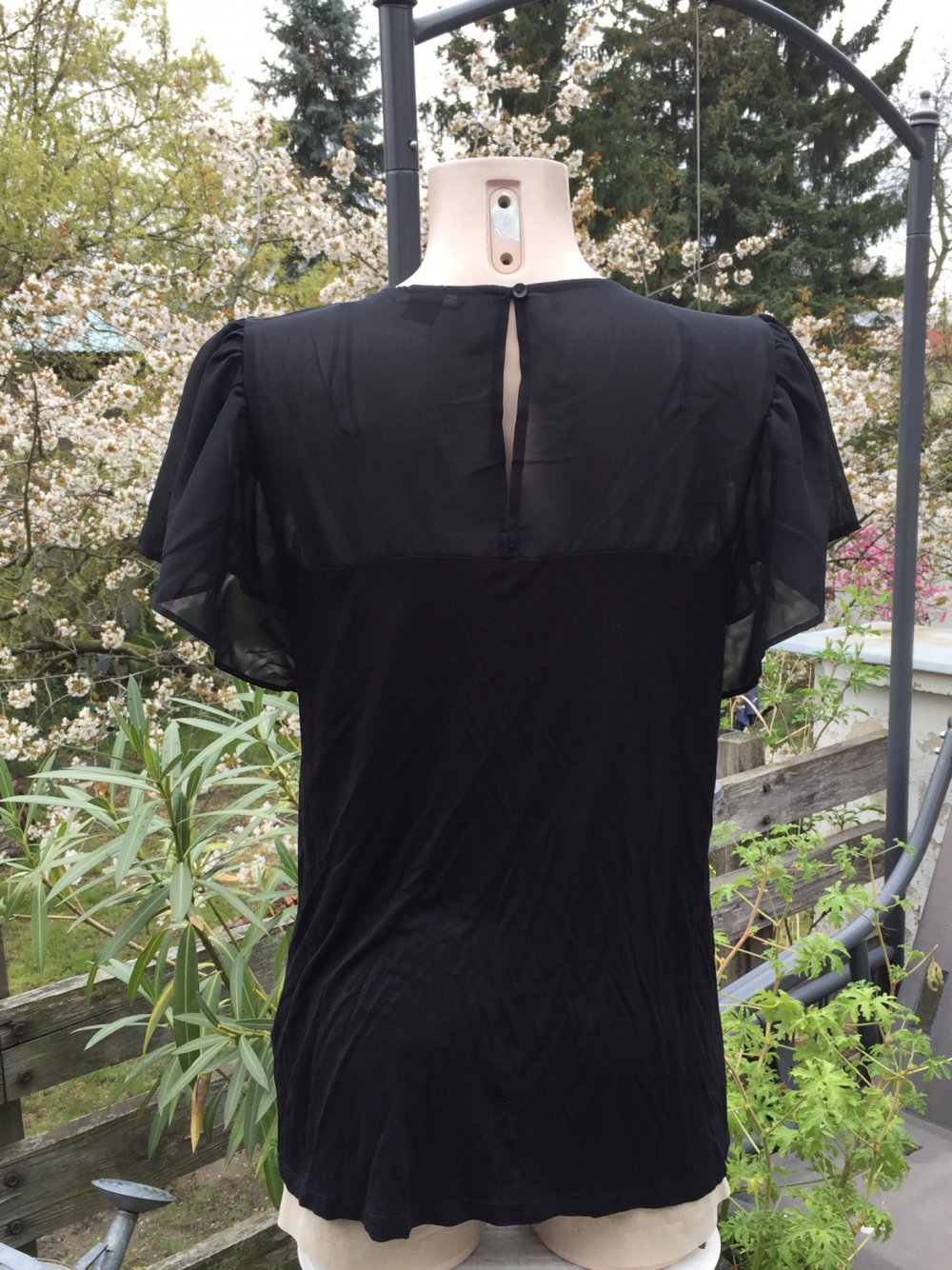 H&M Volants SHIRT Bluse TOP Blusentop Gr. M