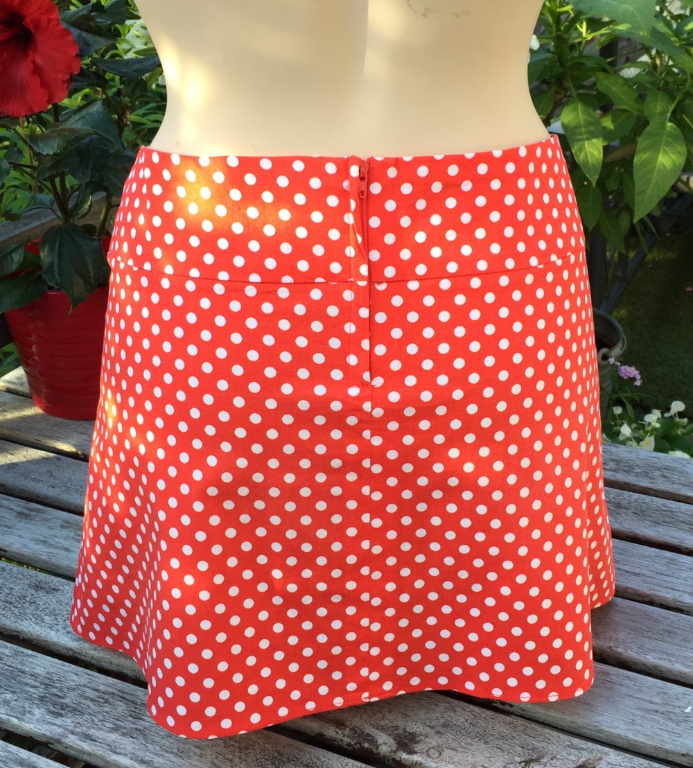 AMISU Minirock POLKADOTS Pünktchen Gr. 38
