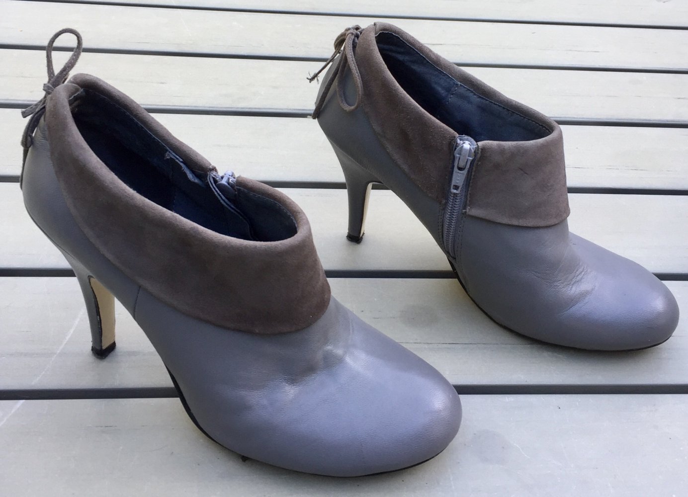 BUFFALO Stiefeletten Booties grau Gr. 40