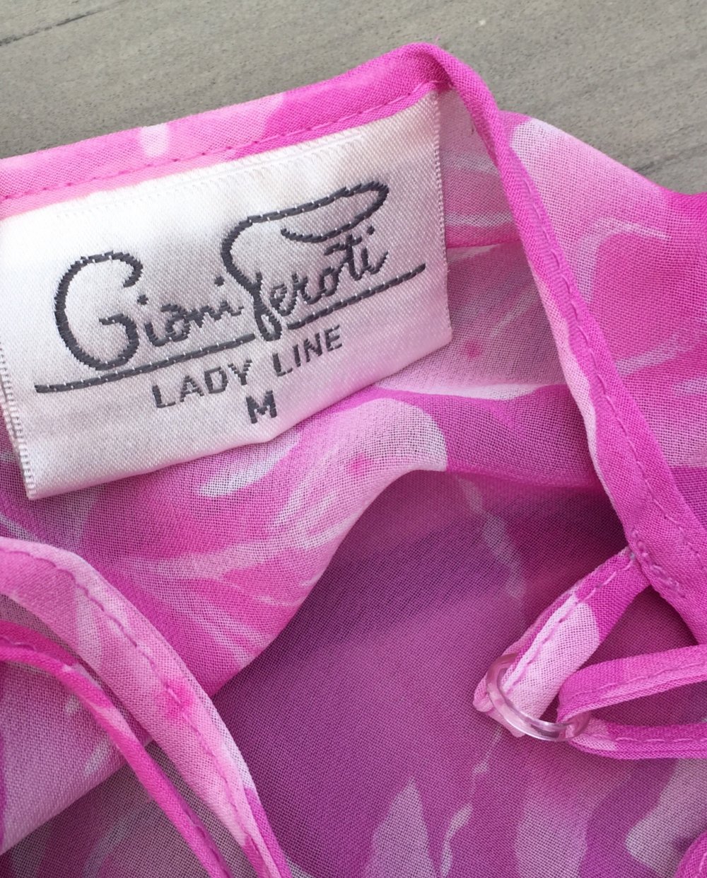 CHIFFON Spaghetti NACHTHEMD Negligé Strandkleid Gr. M