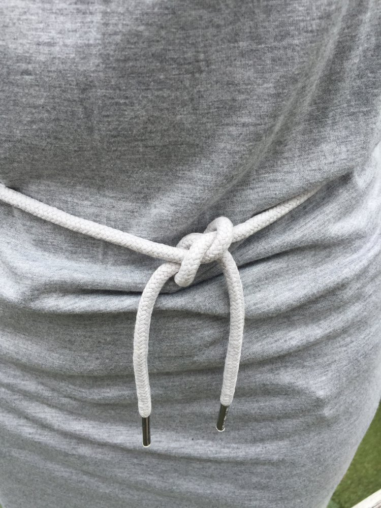 TUCHUZY? Tunika KLEID grau BlingBling Gr. S