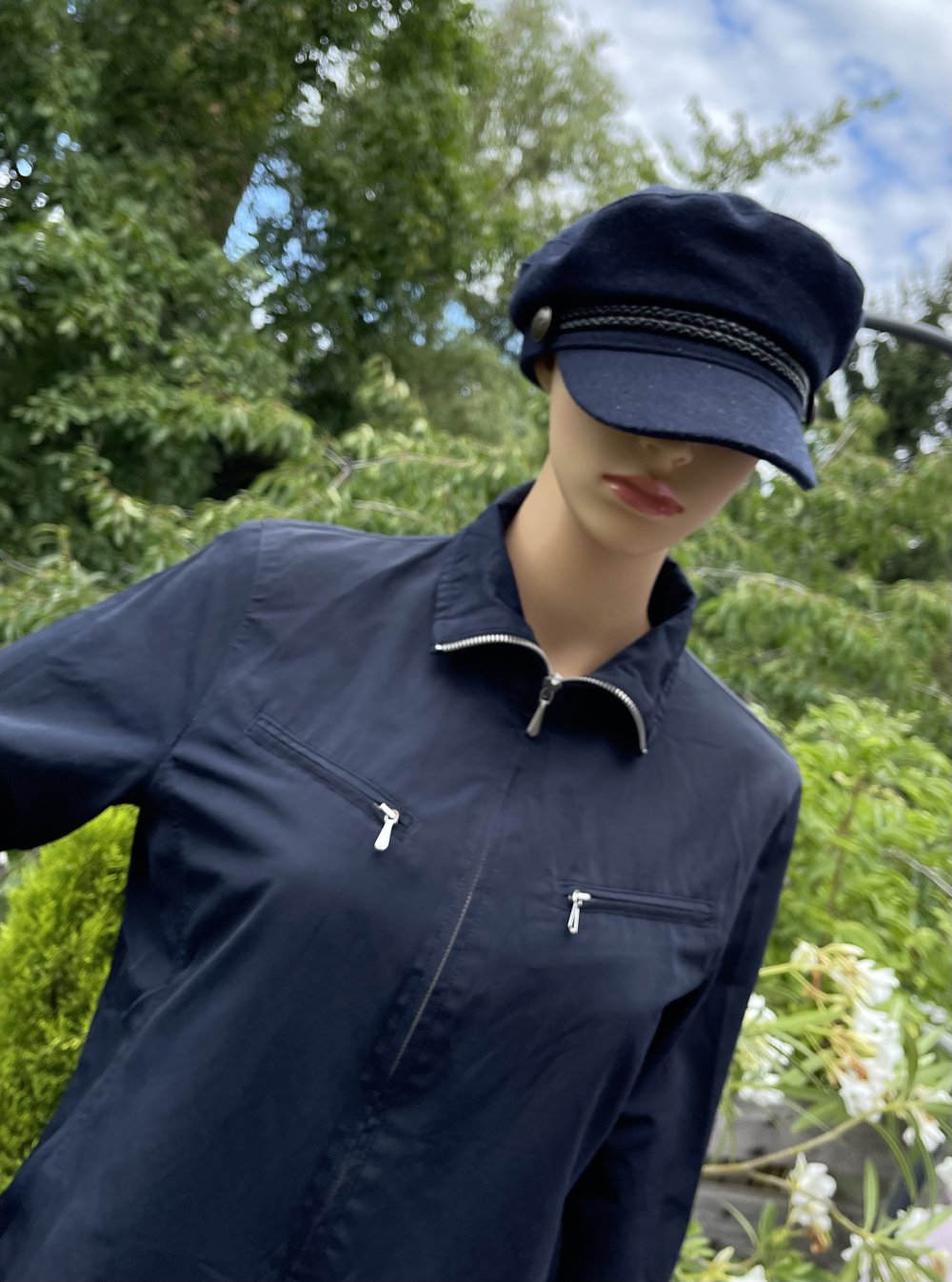 BENETTON Jacke CLEAN CHIC navyblau Gr. S