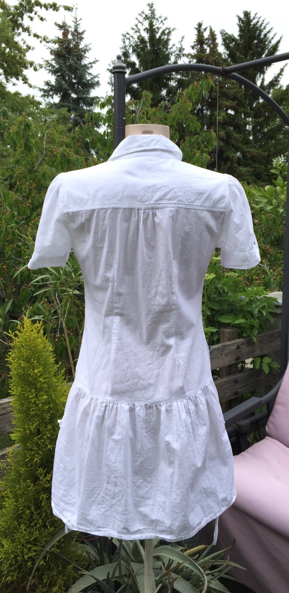 YESSICA Sommer KLEID Hängerchen Hemdblusenkleid Gr. 36