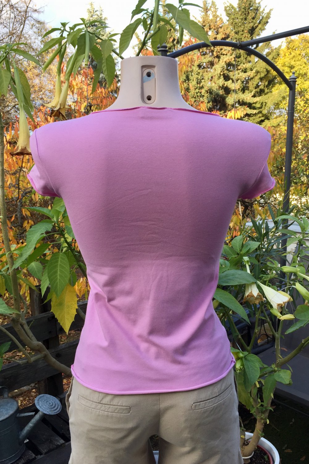 GUESS Shirt TOP rosa floral POPPY Gr. M / 36/38