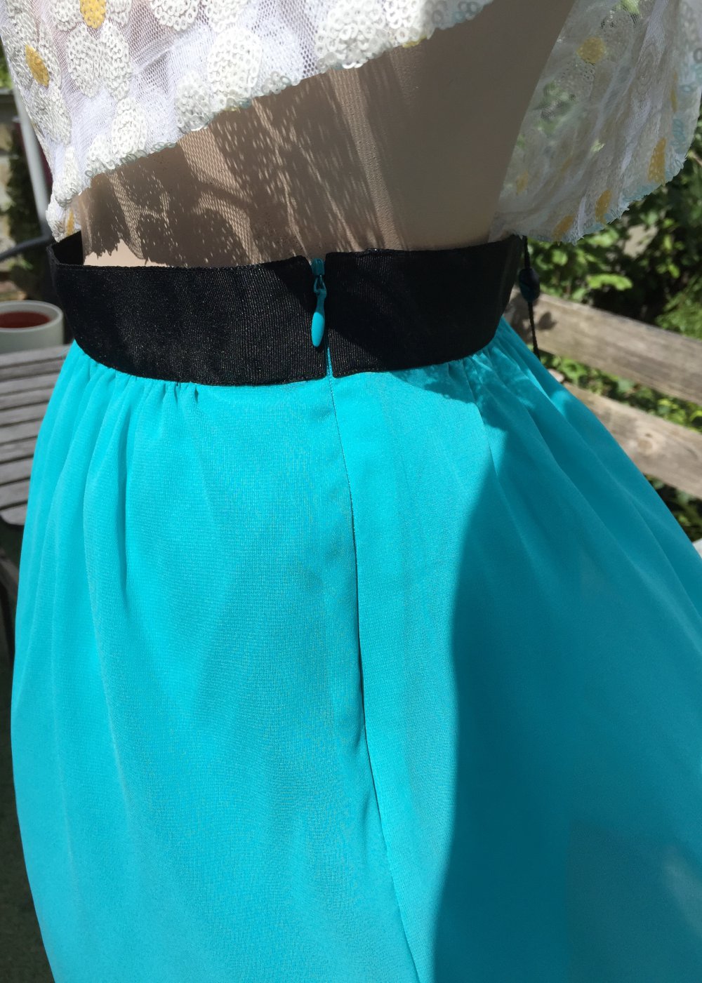 VERO MODA Vokuhila ROCK türkis Gr. 34 NEUw.