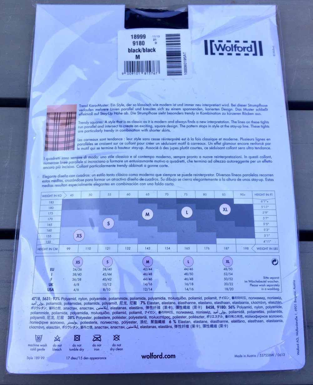 NEU: WOLFORD Tights Strumpfhose LYNNE Gr. M