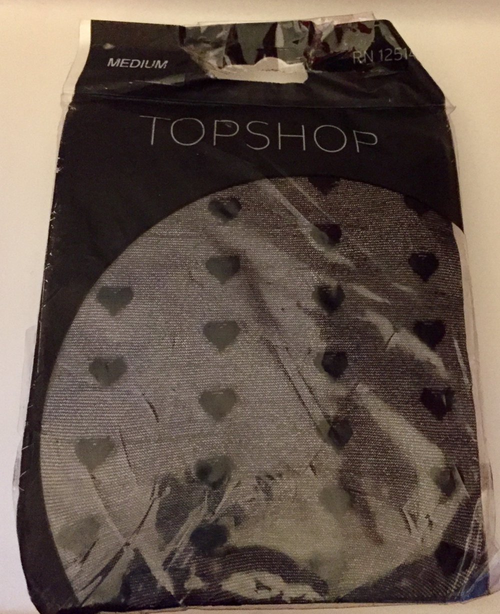 NEU: TOPSHOP Herzchen STRUMPFHOSE Gr. M