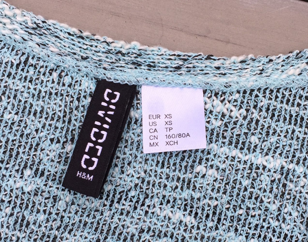 H&M Bouclé KIMONO CARDIGAN Gr. XS