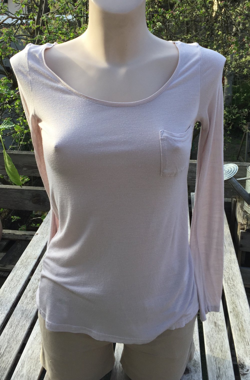 ultraleichtes Longsleeve Shirt nude