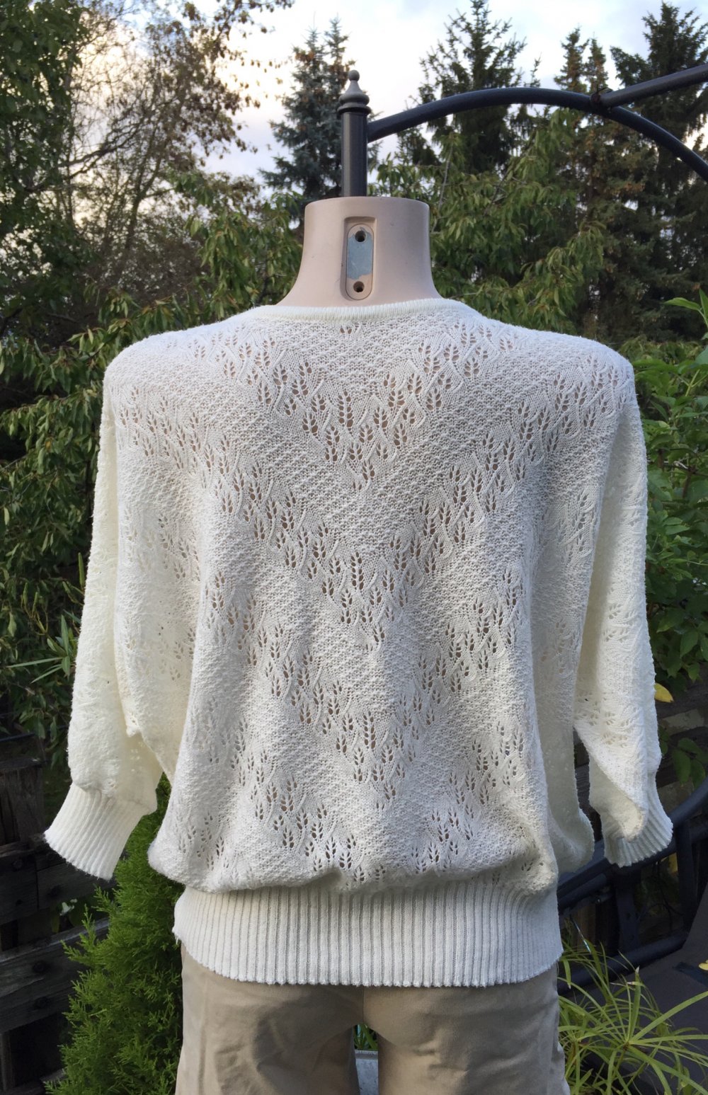 VINTAGE 80er Jahre PULLI Fledermauspullover