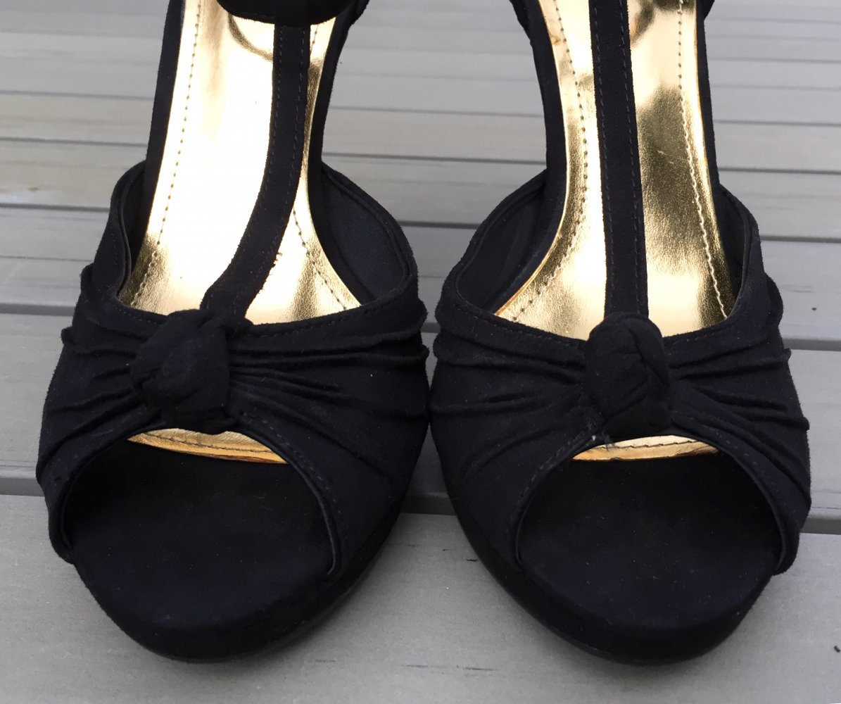 H&M T-Strap SANDALE Stiletto 40er Jahre Look Gr. 40