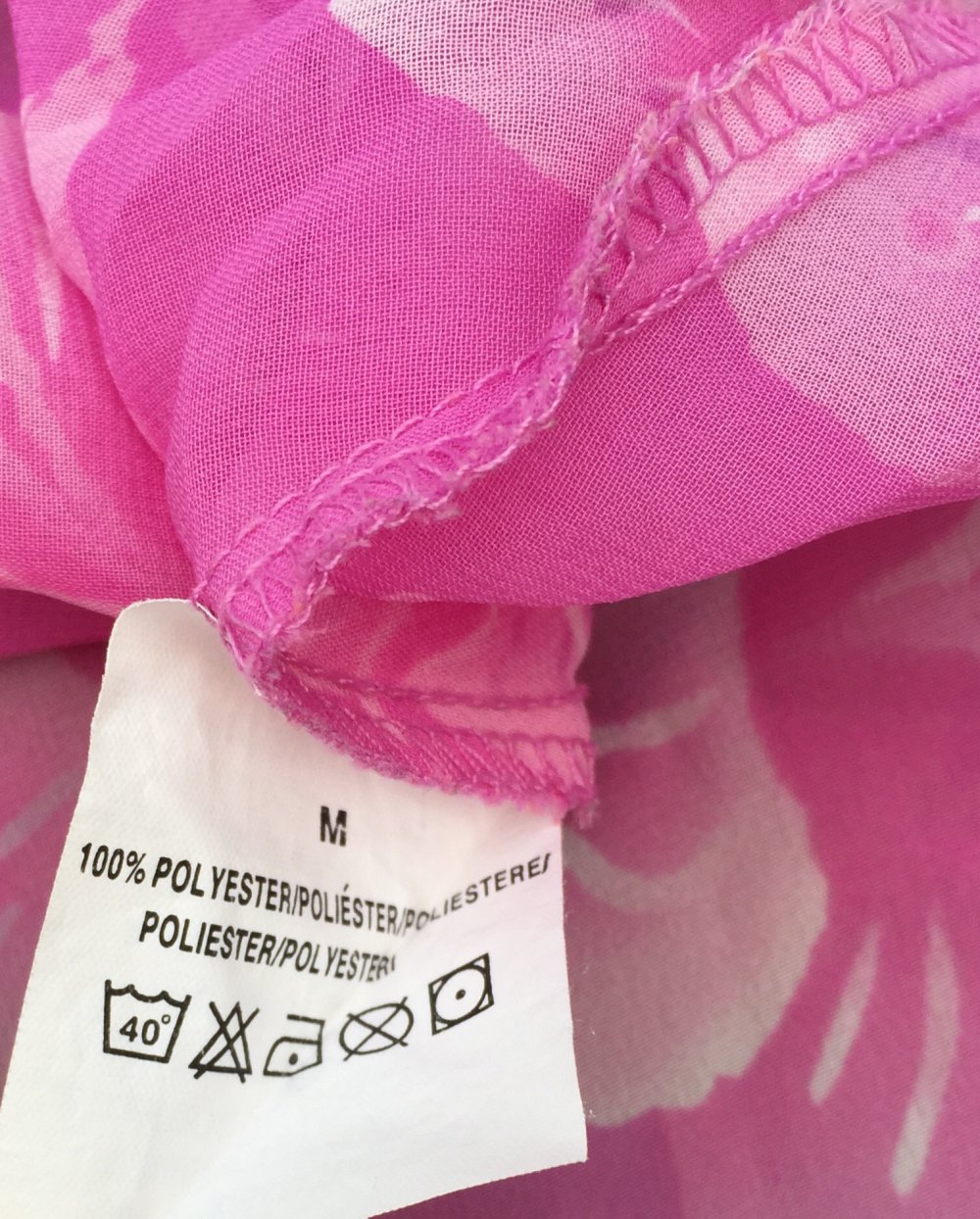 CHIFFON Spaghetti NACHTHEMD Negligé Strandkleid Gr. M