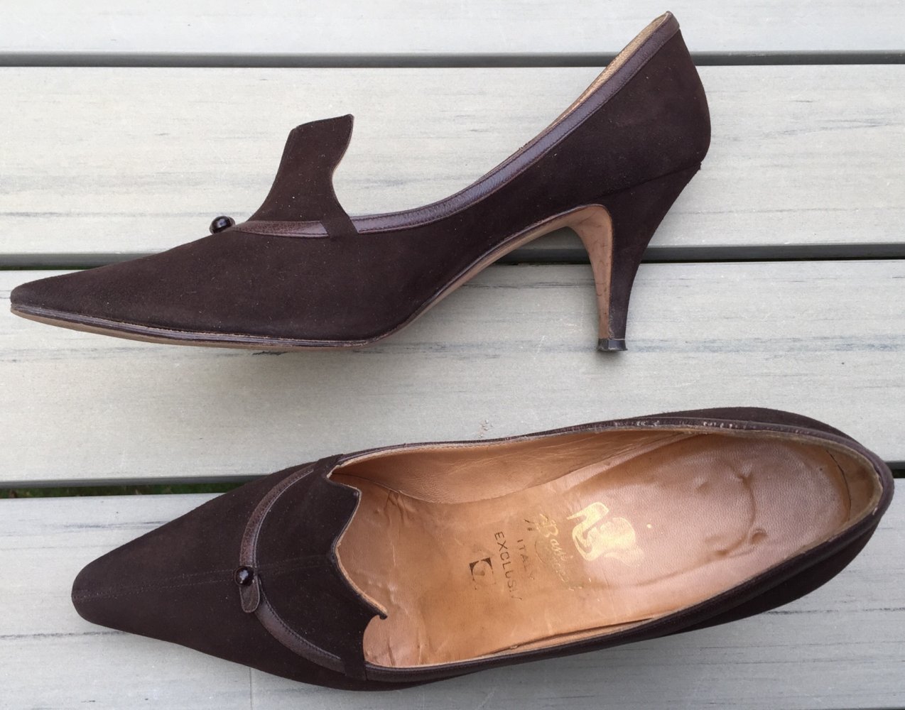 True Vintage ROMAGNOLI 60er/80er Jahre PUMPS
