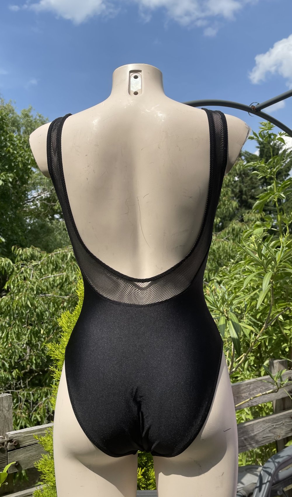 SCUBIDU Vintage BADEANZUG mit MESH Dekolleté