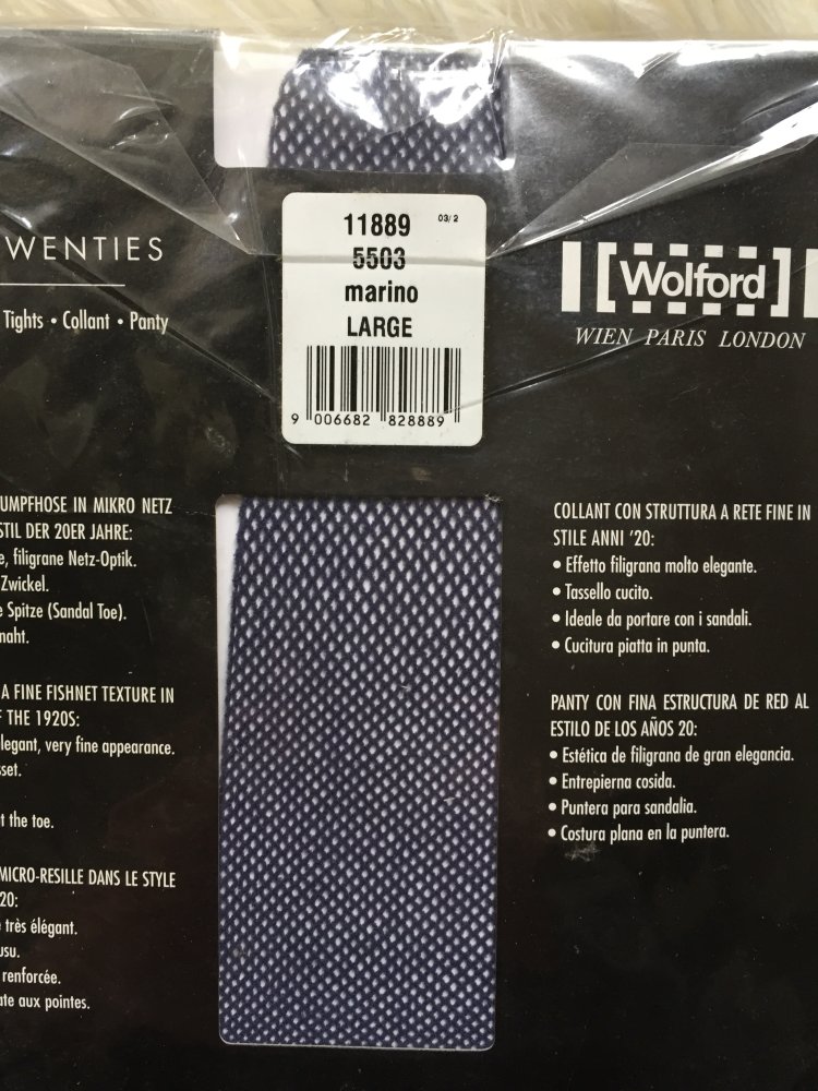 WOLFORD Twenties TIGHTS Micronetz STRUMPFHOSE 
