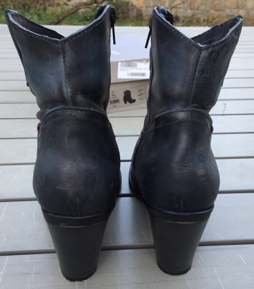 NEUw. APPETIZER PISTOL BOOTS blau VINTAGE Gr. 41