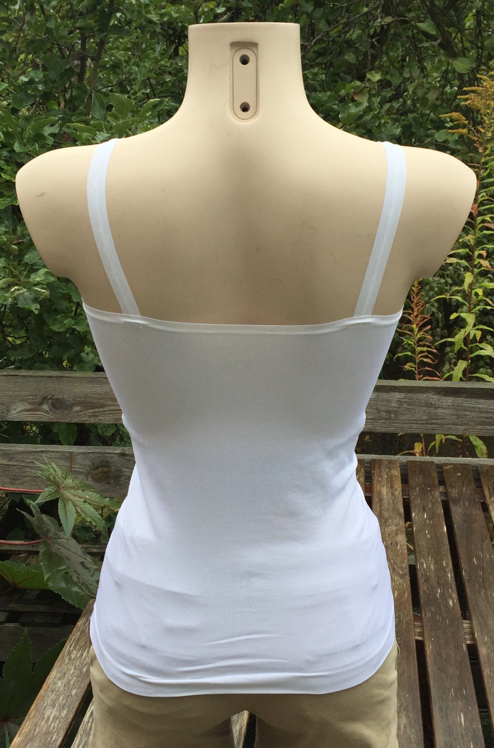 PIECES Spaghettitop TOP weiß Gr. S/M