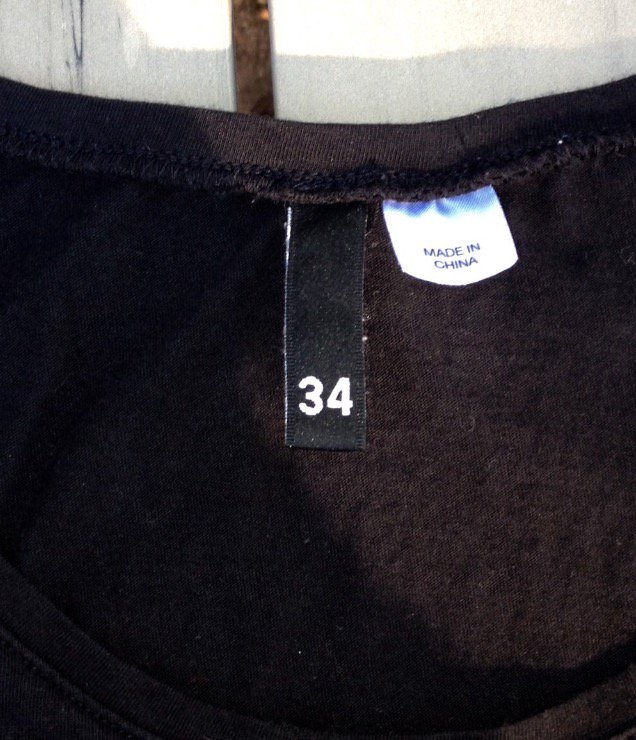 H&M T-Shirt NAGELLACK Motiv Gr. 34