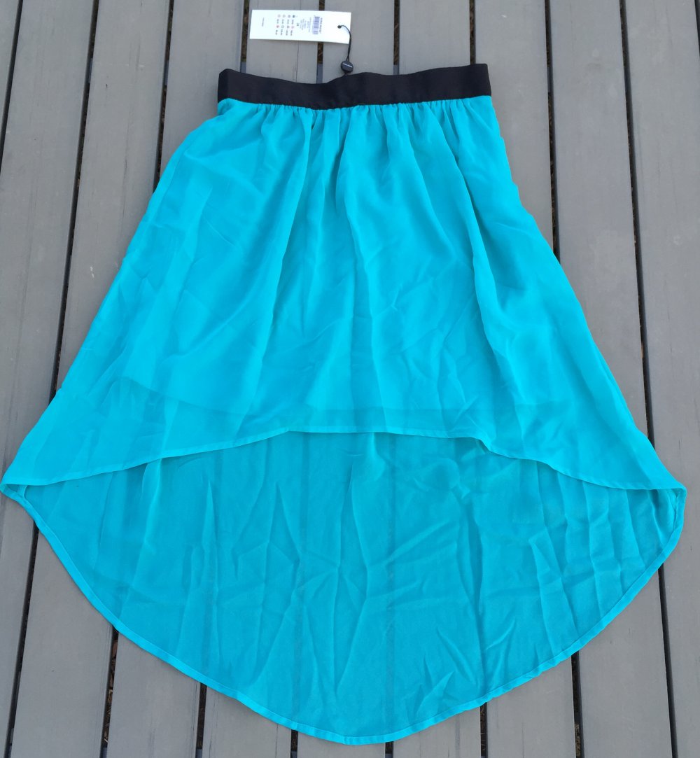 VERO MODA Vokuhila ROCK türkis Gr. 34 NEUw.