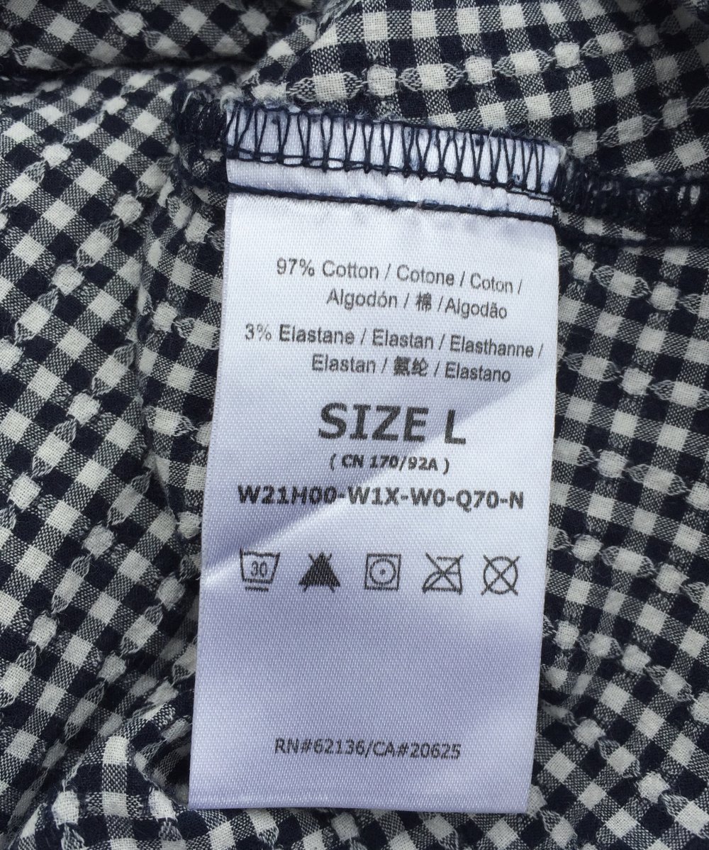 GUESS Karo BLUSE Rockabilly HEMDBLUSE Gr. L (wie M)