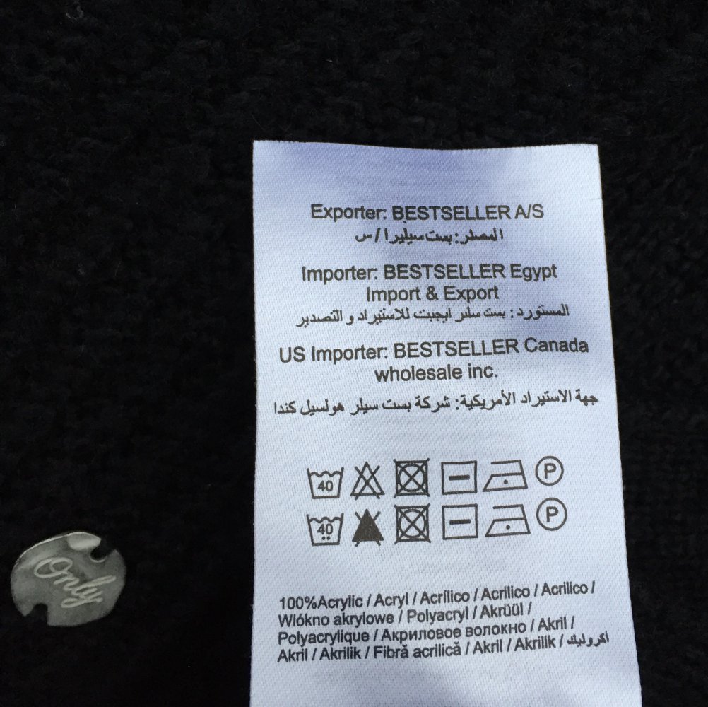 ONLY Cape PONCHO schwarz Gr. 34