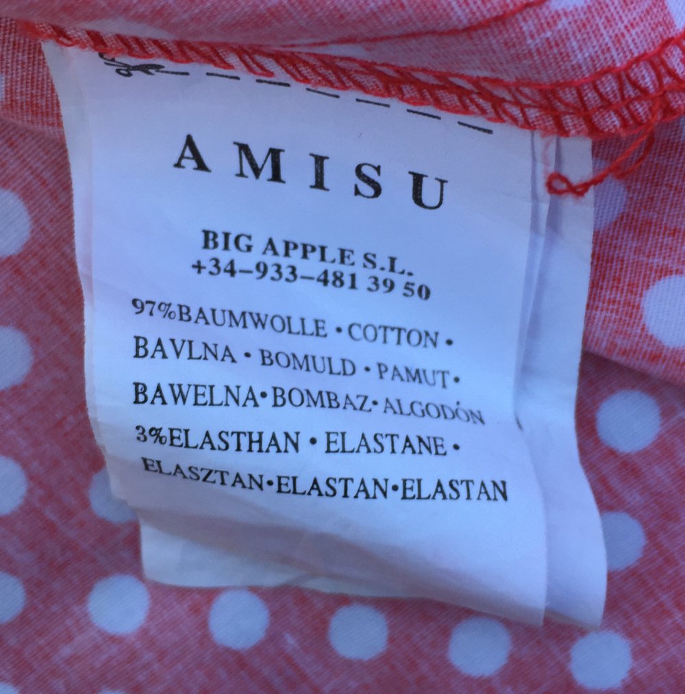 AMISU Minirock POLKADOTS Pünktchen Gr. 38