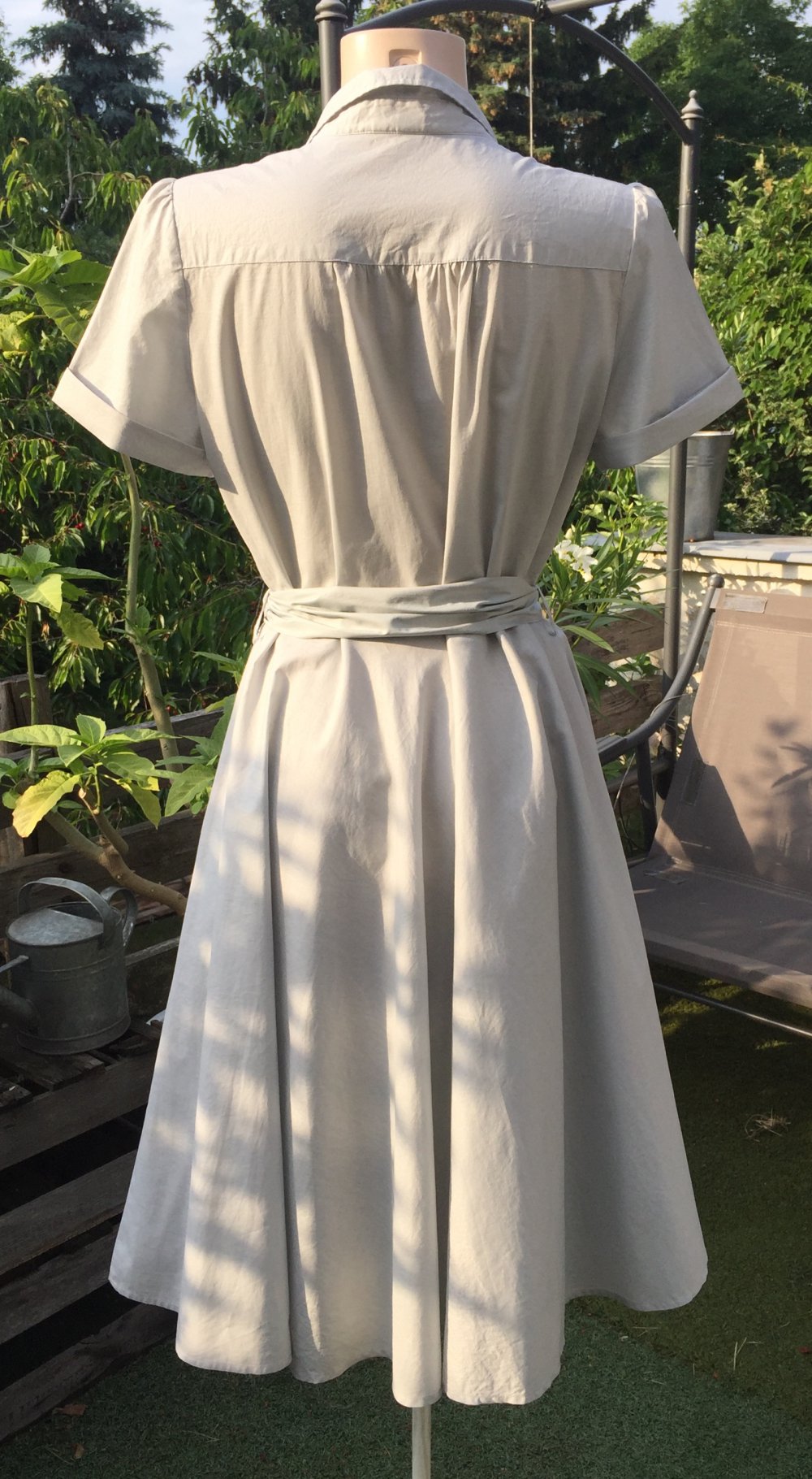 NEUw.: H&M KLEID Blusenkleid grau Gr. 40