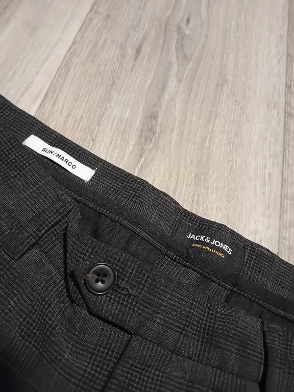 Karierte Jack & Jones Hose Slim Marco 34