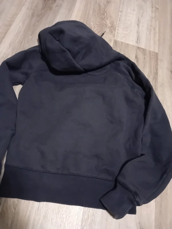 Universität Marburg Pullover Kapuze S Dunkelblau Weiß Print