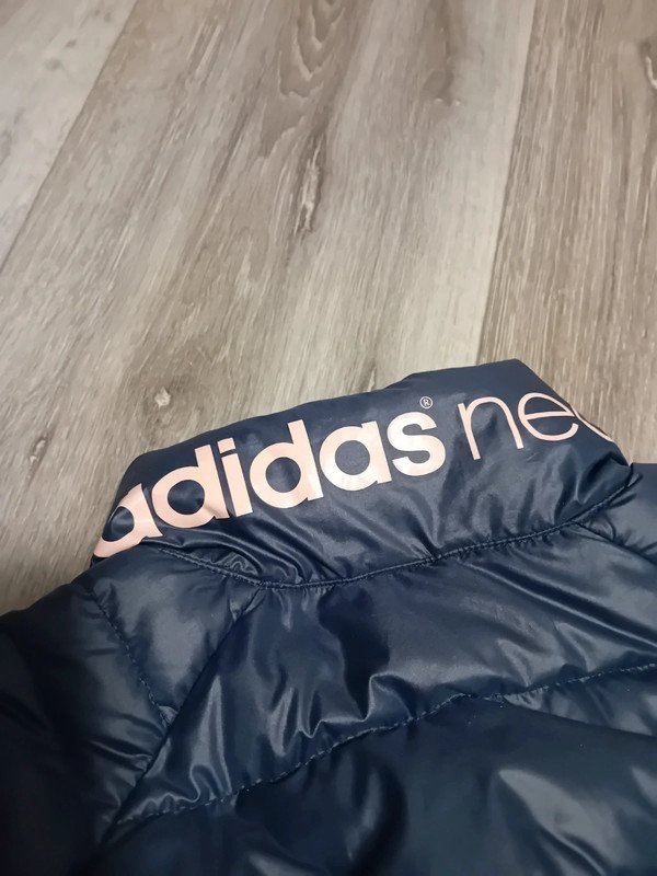 Daunen Steppjacke Adidas Neo Blau Orange S Damen NEU
