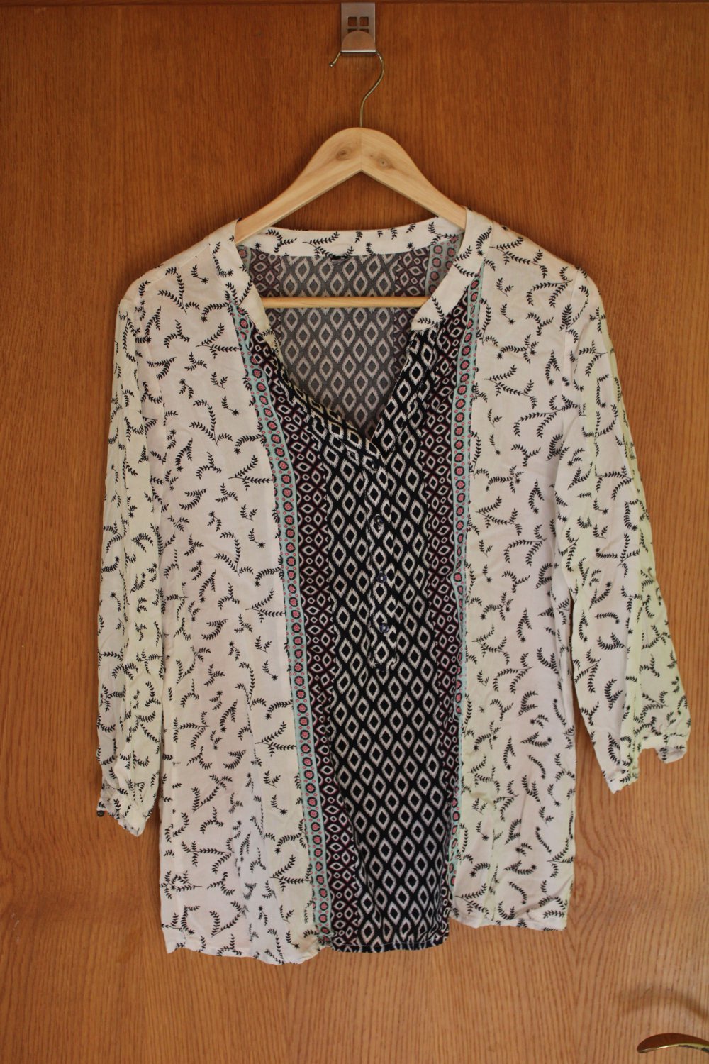 Bluse mit 3/4 Ärmel