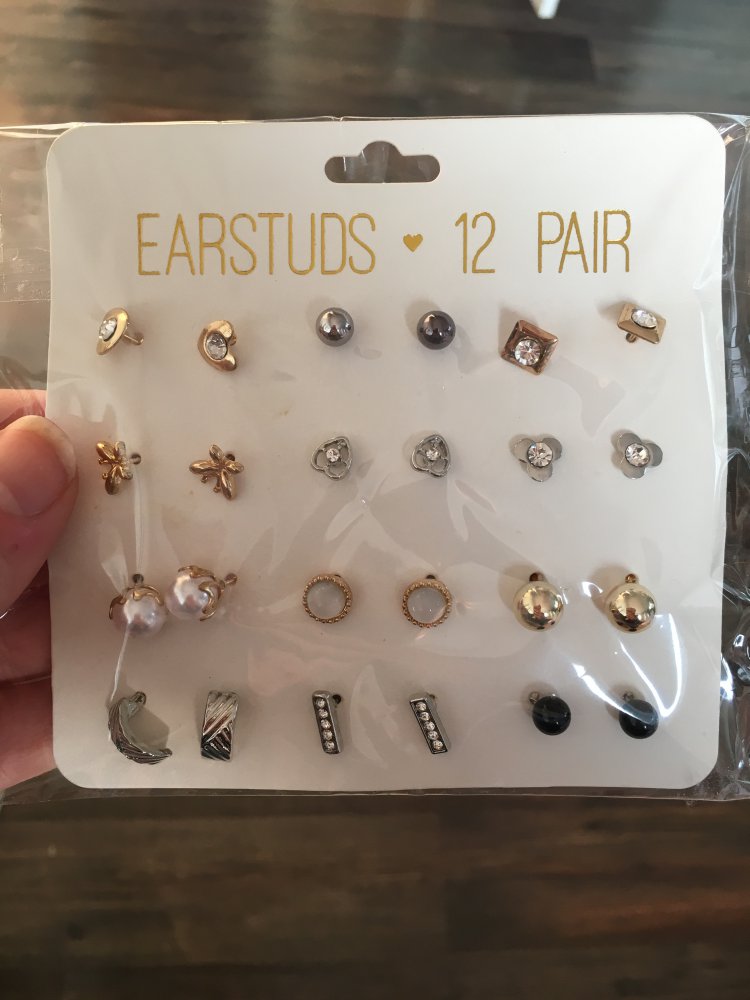12 NEUE Ohrstecker Ohrringe Schmuck 