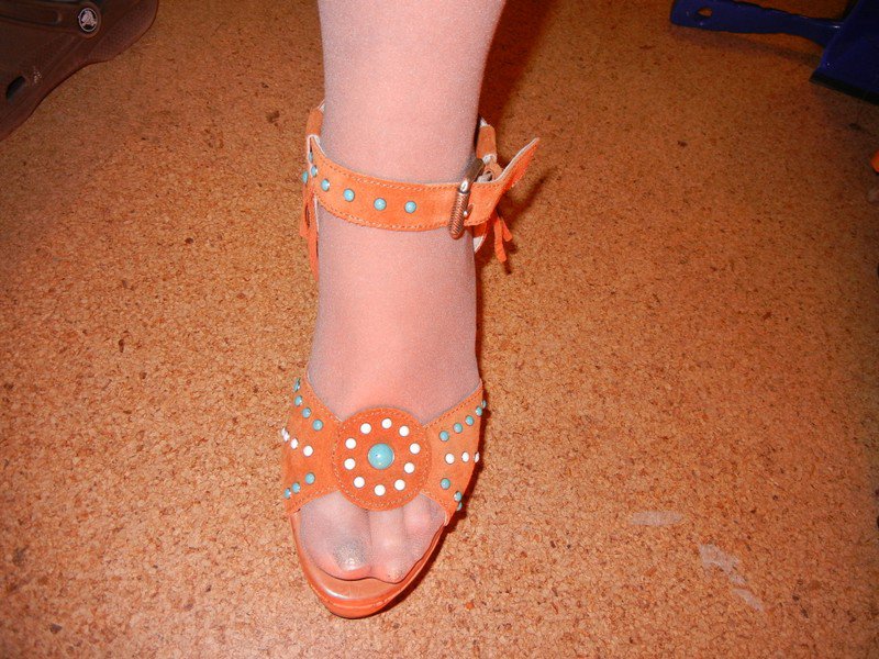 Maripe Wildleder Pumps Sandalen Gr. 38 neu braun türkis Plateausohle Wedges