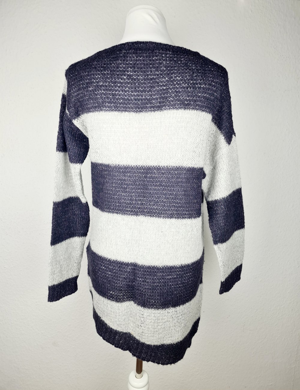 Strickkleid langer Pullover Casual-Look