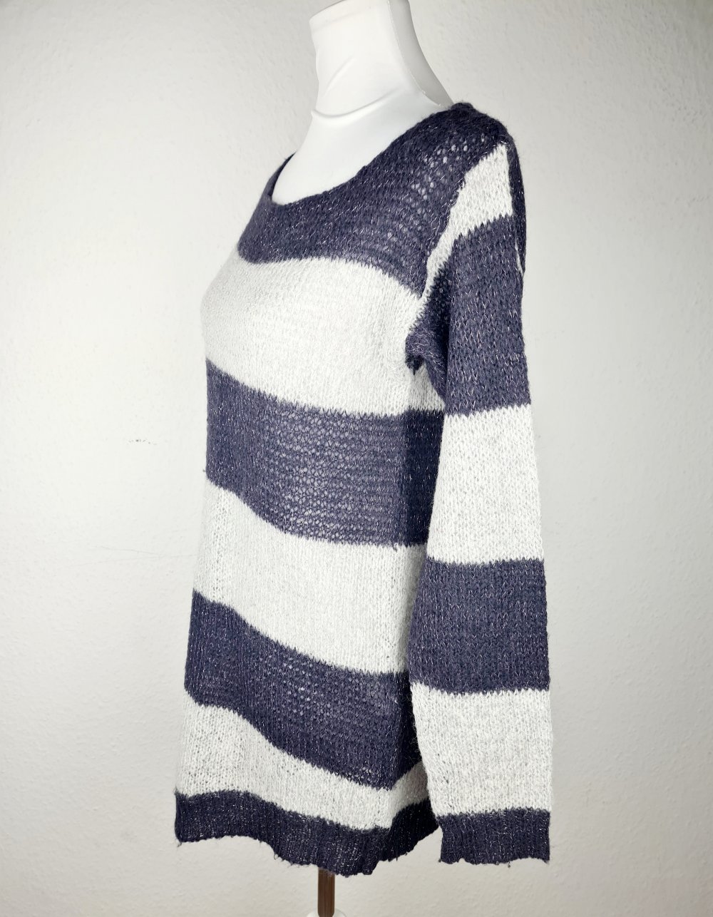 Strickkleid langer Pullover Casual-Look