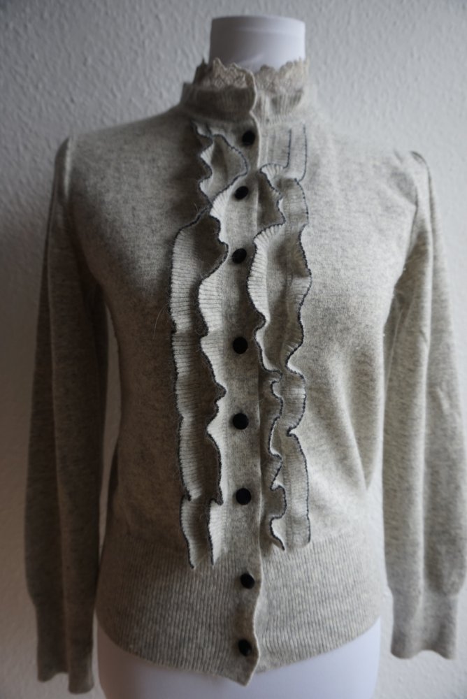 Grauer Cardigan für Damen in Gr. 34/36