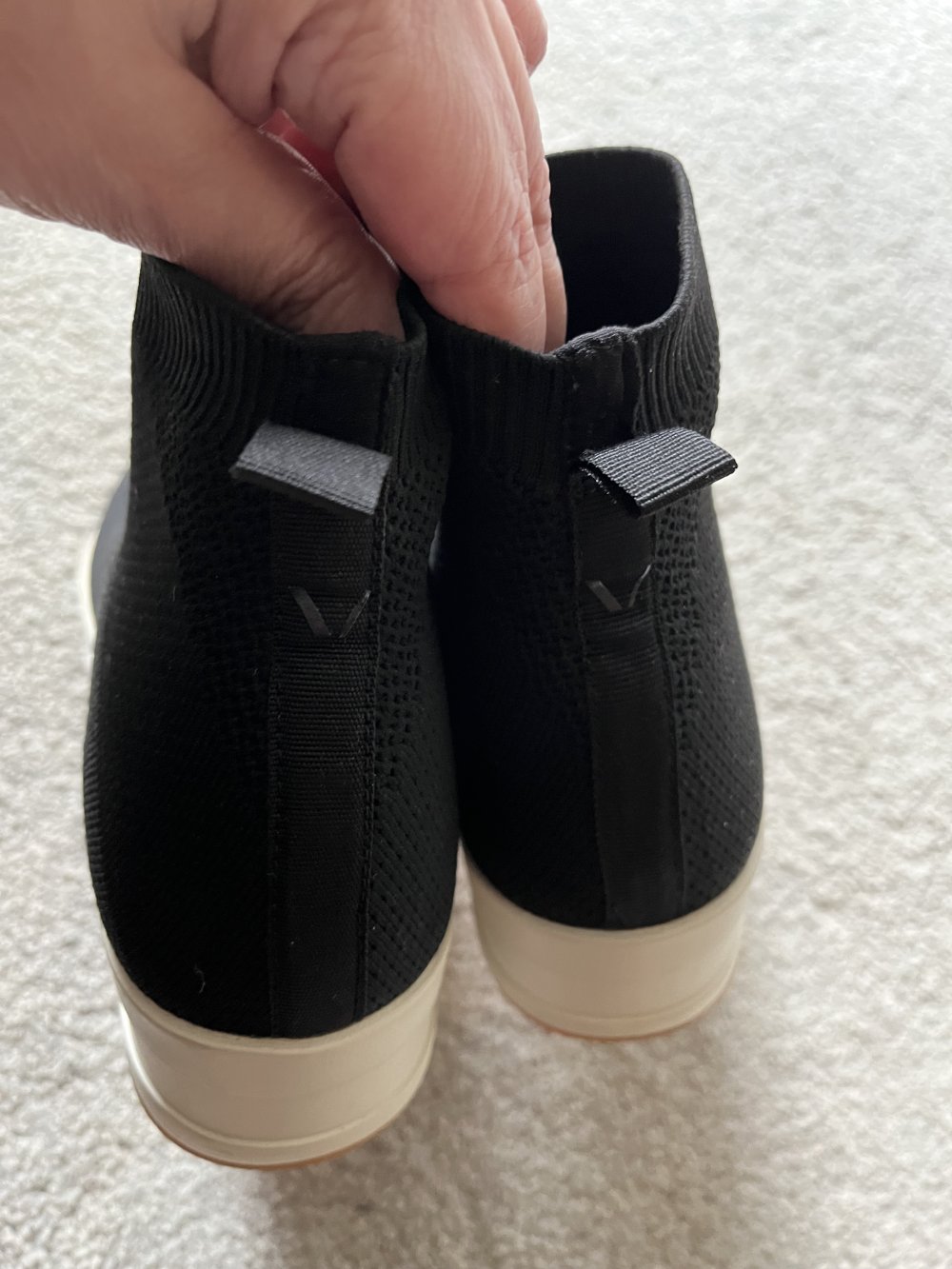 Schlupf Stiefeletten Plateau (von Vagabond), schwarz, Größe 37 – nur 1, 2 x getragen