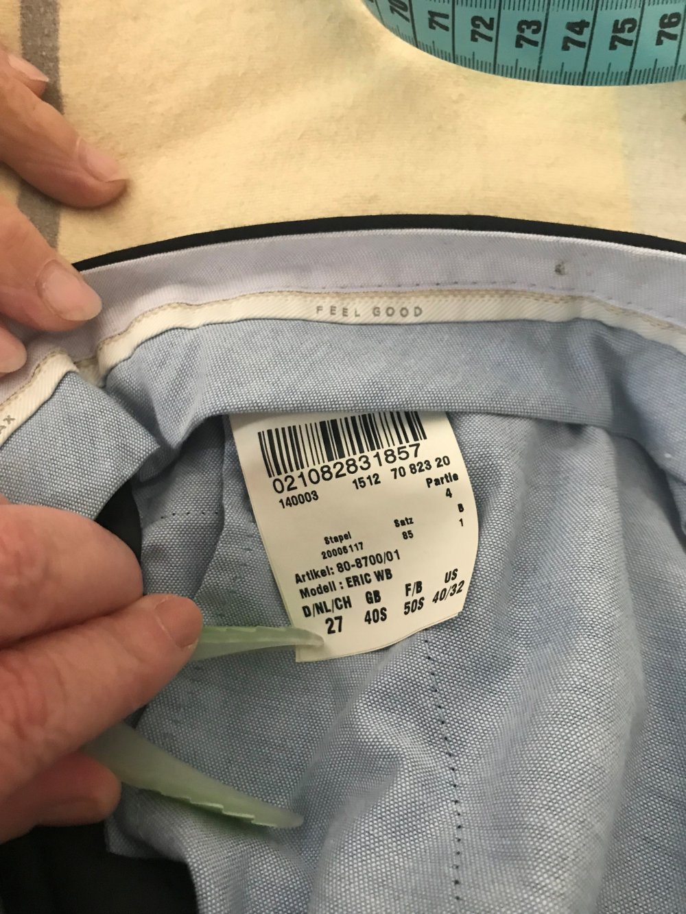 Stoffhose/Anzughose schwarz (BRAX) – Größe XL – neu und ungetragen