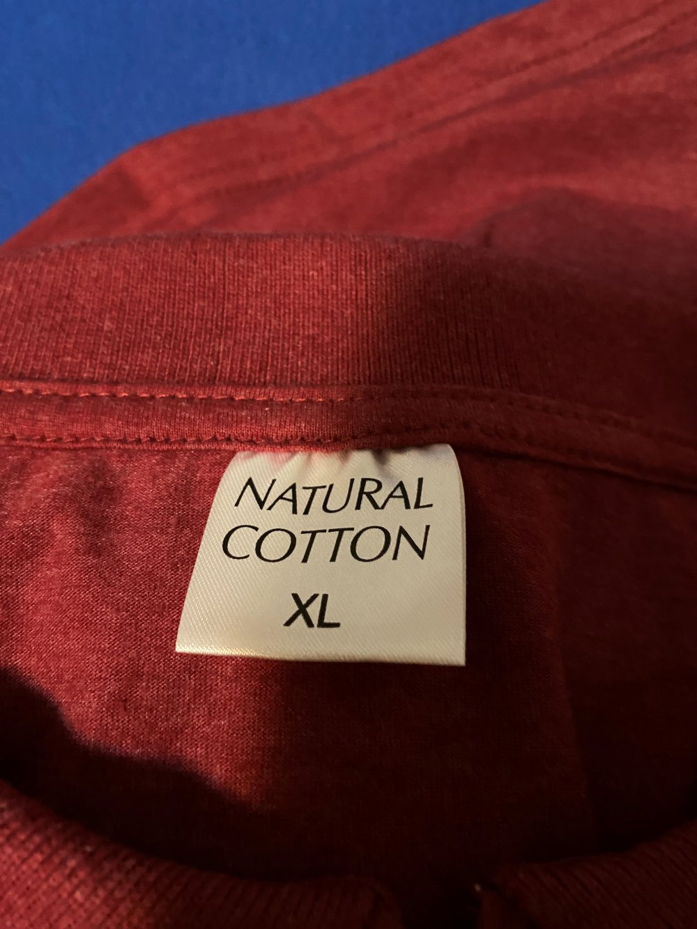 Poloshirt helles weinrot, langärmlig (Männer) – Größe XL – neu und ungetragen